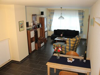 Fewo Urlaubsglück, Wohnbereich