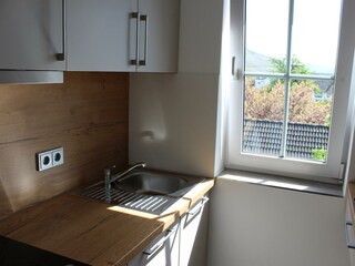 Küche Ferienwohnung Silber