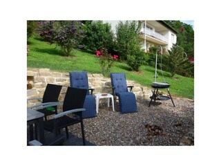 Grillplatz im Garten