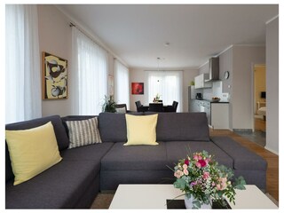 Küche u. Wohnbereich FeWo Valentina