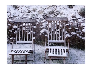 Garten im Winter