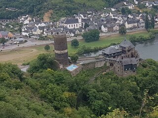 Burgbischofstein Landschaft von oben