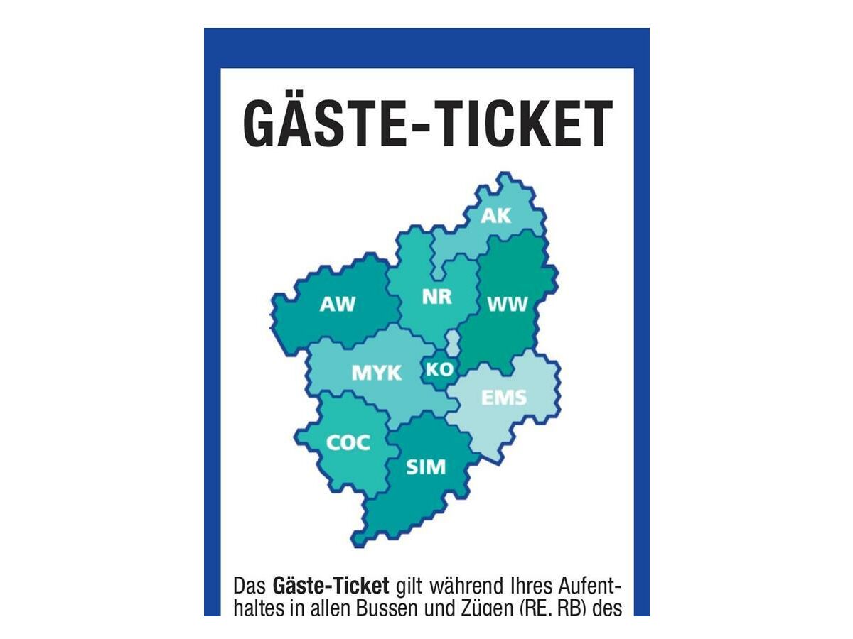 VRM- Gästeticket