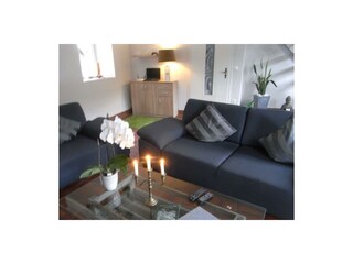 Laptop im Wohnzimmer