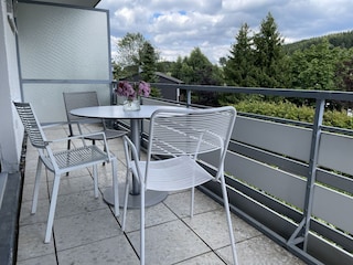 Balkon mit schöner Aussicht