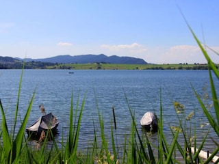 Boote auf dem Sihlsee