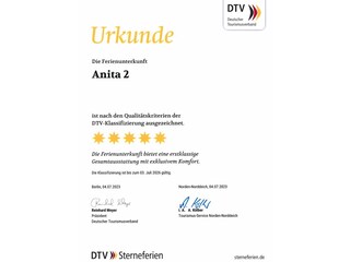 DTV-Zertifizierung 5 Sterne