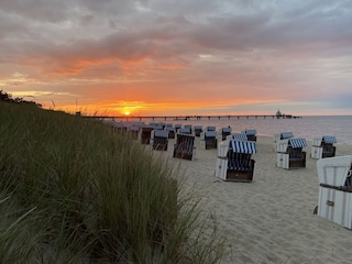 Sonnenuntergang am Strand