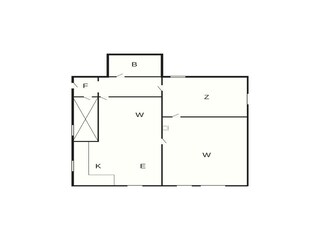 Vakantiehuis Ansager Grondplan 41