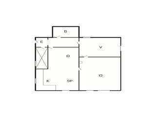 Vakantiehuis Ansager Grondplan 42