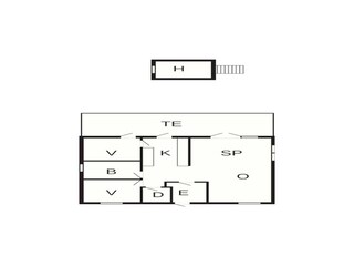 Casa per le vacanze Skaven Strand Pianta del piano 40