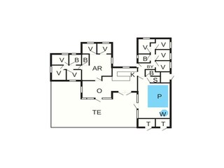 Ferienhaus Bratten Strand Grundriss 4