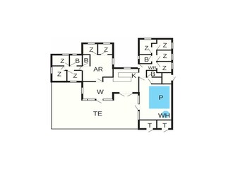 Ferienhaus Bratten Strand Grundriss 3