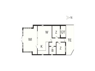 Casa per le vacanze Hundslund Pianta del piano 26