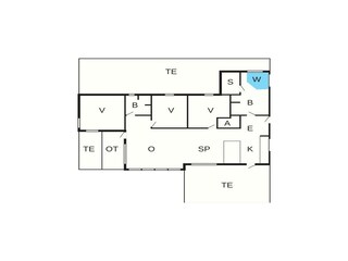 Vakantiehuis Lønstrup Grondplan 40