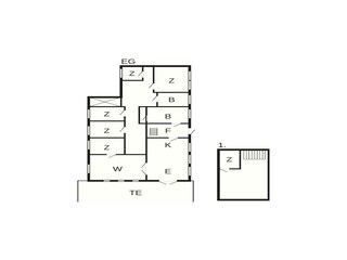 Maison de vacances Vorupør Plan d'étage 39