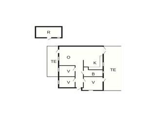 Vakantiehuis Gilleleje Grondplan 40