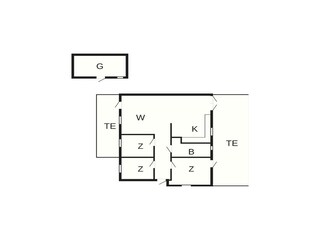 Vakantiehuis Gilleleje Grondplan 41