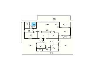 Vakantiehuis Hejlsminde Grondplan 3
