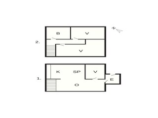 Appartement Havneby Grondplan 45