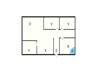 Vakantiehuis Løkken Grondplan 44