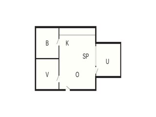 Vakantiehuis Toftlund Grondplan 39