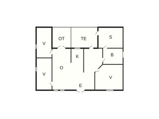 Casa per le vacanze Udsholt Strand Pianta del piano 4