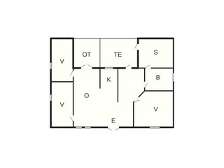 Ferienhaus Udsholt Strand Grundriss 53