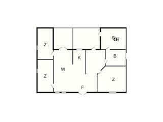 Casa de vacaciones Udsholt Strand Plano de planta 4