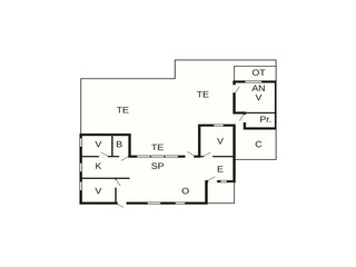 Vakantiehuis Hejlsminde Grondplan 43
