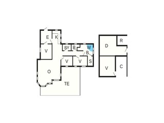Vakantiehuis Vaeggerløse Grondplan 31