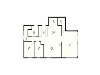 Vakantiehuis Fjand Grondplan 39