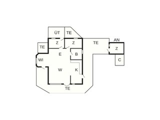 Casa de vacaciones Virksund Plano de planta 13