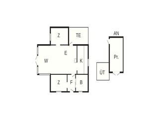 Vakantiehuis Frederiksværk Grondplan 38