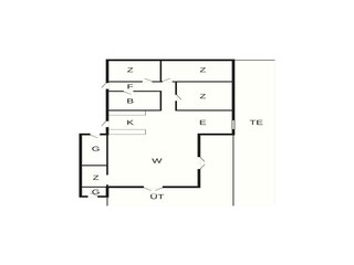 Casa de vacaciones Ebeltoft Plano de planta 2