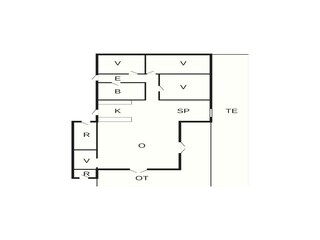 Vakantiehuis Ebeltoft Grondplan 32