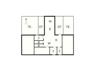 Ferienhaus Svaneke Grundriss 2