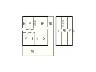 Casa per le vacanze Øster Assels Pianta del piano 16