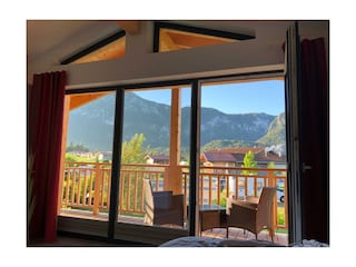 Bergblick aus dem Schlafzimmer oben rechts