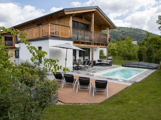 Chalet mit Garten und Terrasse, Sauna, 3 Schlafzimmer