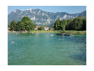 Naturbadesee Inzell - nur ca. 100 Meter entfernt