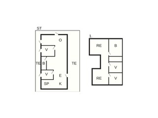 Casa per le vacanze Løgstør Pianta del piano 63