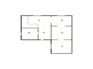 Appartement Siljansnäs Grondplan 16
