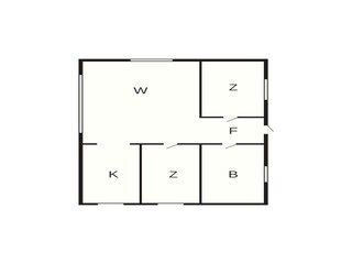 Vakantiehuis Undenäs Grondplan 21