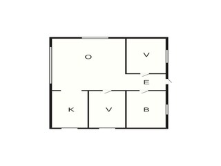 Vakantiehuis Undenäs Grondplan 21