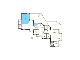 Casa de vacaciones Blokhus Plano de planta 45