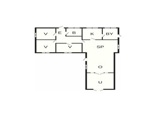 Casa de vacaciones Udsholt Strand Plano de planta 44