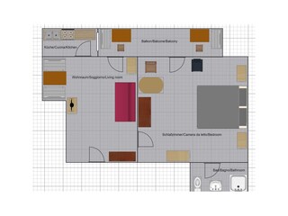 Vakantieappartement Lana Grondplan 19