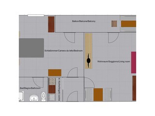 Vakantieappartement Lana Grondplan 21