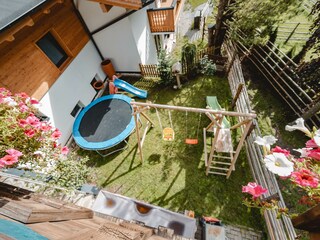 Spielplatz ansicht aus einer Wohnung